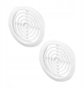 Ventilation grille AWENTA T72 MINI-AWENT ø45/52 mm white (pack of 2)