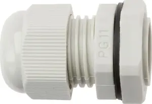 Cable Gland Ergom PG11 IP68 polyamide, model E03DK-01030100301, grey