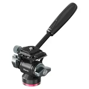 Tripod Fluid Head Ulanzi U-190 Black — 1/4" and 3/8" mounts, 80 mm height, 40 mm base diameter