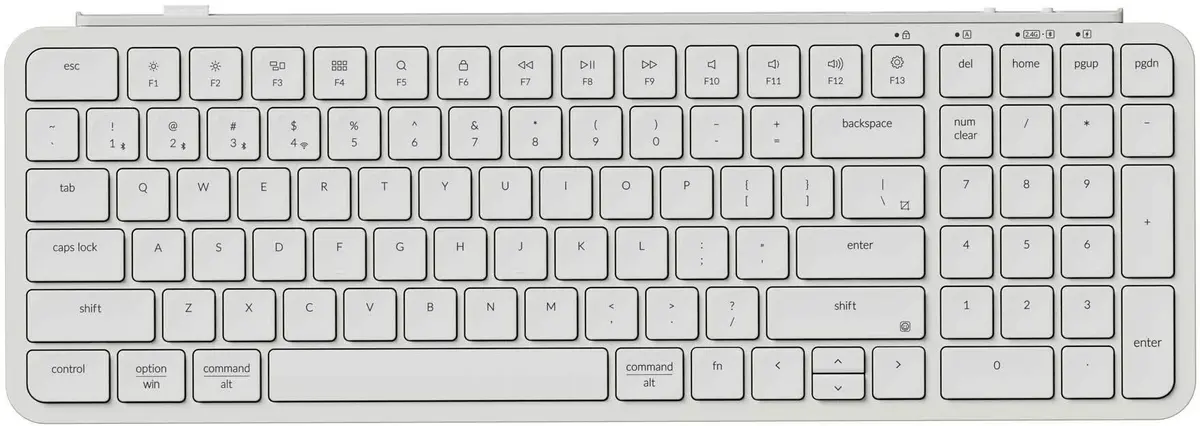 Mehāniskā tastatūra Keychron B2P-K8 — kompakts
