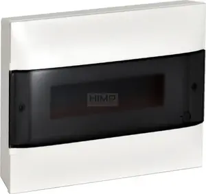 Модульный накладной распределительный щит Legrand PRACTIBOX S 1x12 с прозрачной дверцей (модель 135431)