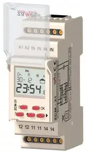 Programmable Weekly 1-Channel Timer Switch ZAMEL ZCM-31 230V AC