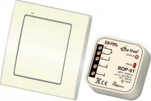 Wireless control kit ZAMEL RZB-01 (RNK02 + ROP01) — remote and receiver set