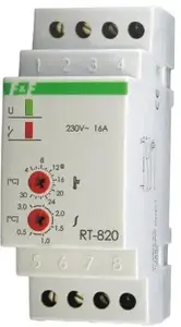 Temperature Controller FF RT-820 230V 16A – single-channel thermostat for heating and cooling control