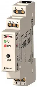Bistable Relay ZAMEL PBM-01 16A 230V AC for DIN-rail mounting
