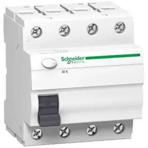 Устройство дифференциального тока Schneider Electric IDK-AC40-300-4 A9Z06440, тип AC, 40 A, 300 mA, 4-полюсный