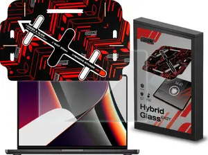 Screen Protector GrizzGlass HybridGlass Easy for Apple MacBook Pro 14" 2021 — GrizzGlass