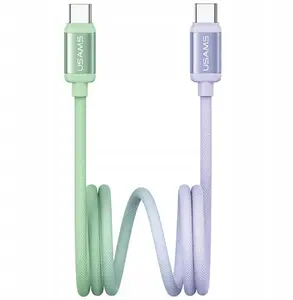 USB-C to USB-C cable usams USA1308, 1.2 m, purple