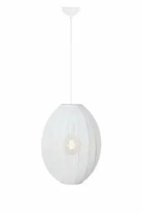 Подвесной светильник Markslojd Florence, гибкий монтаж, цоколь E27, LED 40 Вт, белый, 400×400×500 мм