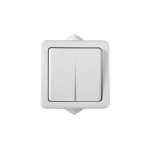 Выключатель Kanlux 33495, корпус ABS, IP54, ширина 72 мм, 250 В AC