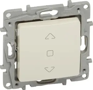 Legrand Niloe 764612 roller shutter switch button — cream finish