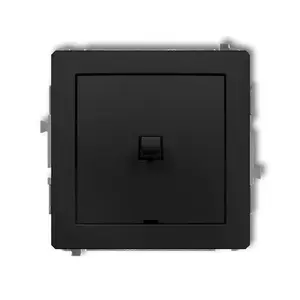 Кнопочный выключатель Karlik 12DWPUS-4.1, черный, IP20, 250 В AC, 10 A