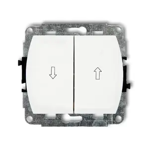 Pushbutton switch Karlik WP-8, IP20, panel mount, single-pole control