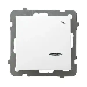 Smart switch Ospel ŁP-3GS/m/00 — white, IP20, 250 V AC, 10 A, 71×71×40 mm
