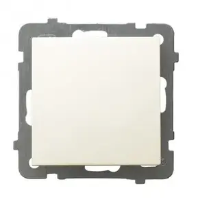 Ospel smart switch ŁP-1G/m/27 — single-gang, 250 V AC, 10 A, IP20, 71×71×40 mm