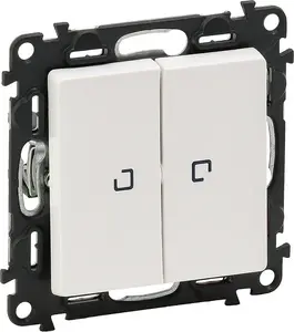 Legrand VALENA LIFE stair switch with indicator light, white, model 752109