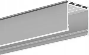LED aluminium profile Prescot LIPOD-ALU-3M black — 3 m LED mounting channel