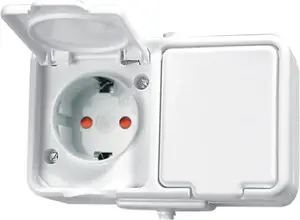 Schneider Electric двойная розетка Cedar с заземлением, белая (GWN240PC01)