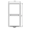 Socket outlet Kanlux 25361 — IP54, 250V 16A Photo 2