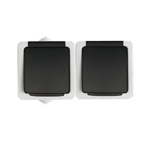 Socket outlet Kanlux 25357, IP54 weatherproof, ABS housing, 250V 16A, Protection class I