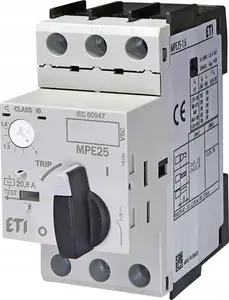 Выключатель моторный Etipo MPE 25-1,6 (MPN 004648006) для защиты двигателя 1,6 A