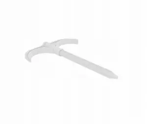 Double Pipe Clip TTPLAST 10266 for Electrical Conduits, size 100