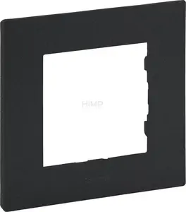 Одиночная рамка Legrand Niloe Step 863791 антрацит