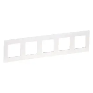 Sienas plāksne / slēdža pārsegs Legrand 863695 Pearl, termoplasta, 370×86×10 mm