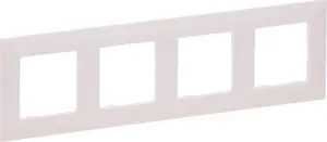 Frame for quadruple switch Legrand Niloe Step 863294 powder pink