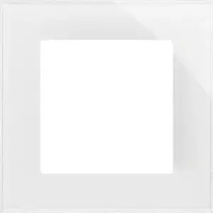 Рамка одинарная Kontakt-Simon TRN1/181 Nature белая — серия 55