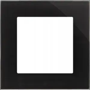 Рамка одинарная Kontakt-Simon 55 TRN1/182 Nature черная — Kontakt-Simon