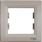 Schneider Electric 1-vietu rāmītis brūns EPH5800169 priekš slēdžiem un rozetēm