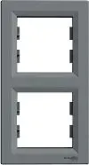 Schneider Electric 2-pakāpes vertikāla rāmīte, nerūsējošā tērauda apdare, modelis EPH5810262