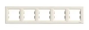 Rāmītis Schneider Electric Asfora pievietu horizontāls krēmkrāsas EPH5800523