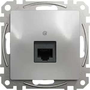 Сетевое гнездо Schneider Electric SDD113461 RJ45 кат.6 UTP серебристое алюминий