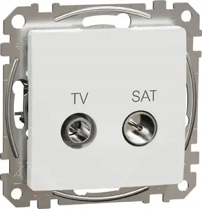 TV/SAT ligzda SCHNEIDERE Sedna SDD111471S beigu 4 dB balta
