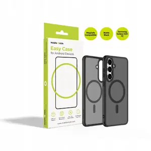 Protective phone case Mobile Origin Easy Case MagSafe compatible for Samsung Galaxy S25 FE, matte black