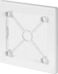 Ventilation panel frame AWENTA RW125 white for Ø125 mm duct