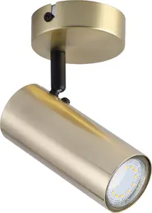 Sienas lampa Candellux 91-01702 — LED-ready, misiņa tonis — iekštelpu sienas gaismeklis