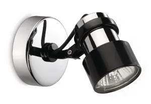Светильник Philips myLiving Spot light 564401116 — накладной, 1×GU10, 2800K, хром, IP20