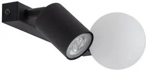 Sienas lampa TK Lighting (TKKRYWULT) Vox 10148 — 1x10W GU10 + 1x6W G9, melnbalta