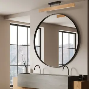 Настенный светильник TK_LIGHTING Teo 6619 — 1x36W LED 3000K, сосна/черный
