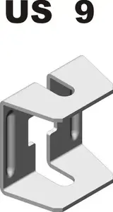 Ceiling Mount Bracket Baks US9 (model 750708) — fixed overhead support for lighting and equipment