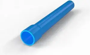 Kopos RHDPE pipe 50×3.5 mm blue socketed, length 6 m