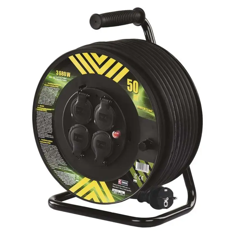Удлинитель EMOS P084503 50 м, 4 розетки Photo 5