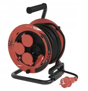Extension reel EMOS P084253 rubber cable 4 sockets 3x1 25 m