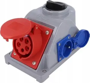 Industrial Combination Socket PCESP Combopol 16A 400V 3P+Z+N with 2x230V outlets model 960615421W