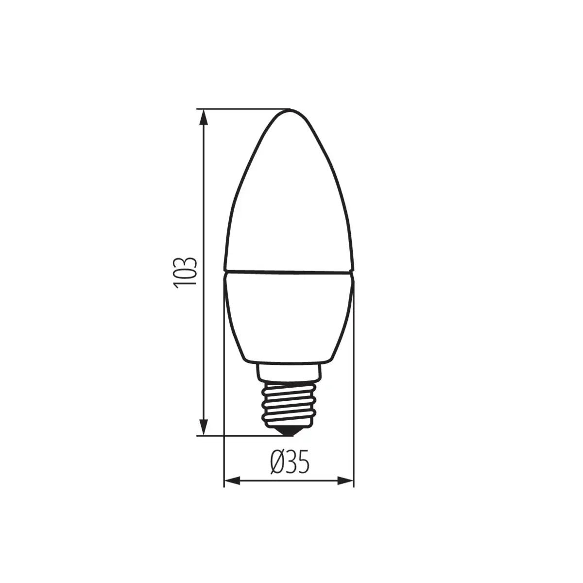 LED лампа Kanlux 23435 E14 4.9 Вт 4000 К Photo 4
