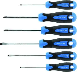 Screwdriver set högert technik HT1S095 — 6-piece S2 steel insert drivers