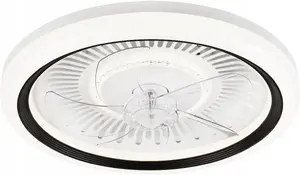 Потолочный вентилятор-светильник LAMKUR Gemma 49908 — 1×37W LED 3000K, 4000 лм, белый